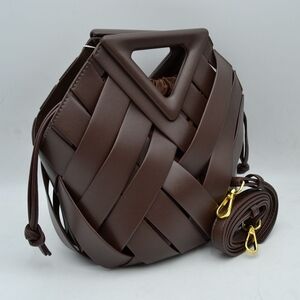 Sexy Brown Woven Crossbody Bag, NEW RELEASE